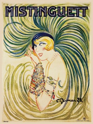 Mistinguett Ça C'est Parisien Vintage Theatre Poster - UK
