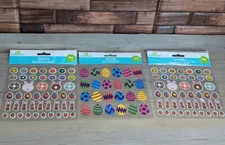 Easter Scratch-N-Sniff & Foil Stickers 3 Packs 116 Total Way To Celebate Dept 18