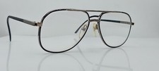 Vintage AOP 870 Black Silver Pilot Metal Sunglasses USA FRAMES ONLY