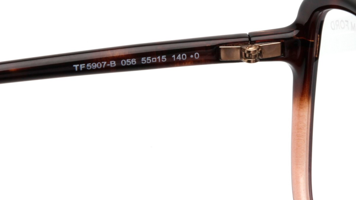 NEW TOM FORD TF5907-B 056 Havana Eyeglasses Frame 55-15  display picture 1