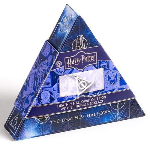 Harry Potter Deathly Hallows Spinning Necklace Gift Box - Picture 2 of 3