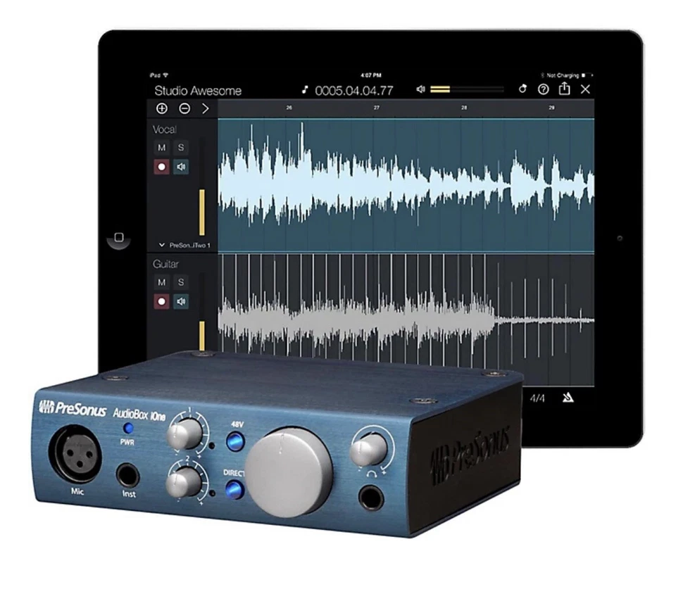 Presonus AudioBox iOne iPad USB Audio Recording Interface + Studio One Artist - Image 2 of 2