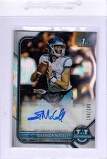 2022 bowman 1st Grayson McCall lava refractor auto #/199 Coastal Carolina