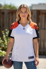 NWOT NIKE ON FIELD NFL PLAYERS CINCINNATI BENGALS BLANK JERSEY Women’s XS