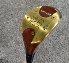 MacGregor Tommy Armour Super Eye O Matic Tourney Persimmon 4-Wood  Danny Kaye