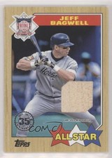 2022 Series 2 1987 Topps Baseball All-Star Relics Jeff Bagwell HOF 0st9
