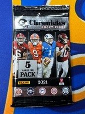 2021 Panini Draft Picks Football MEGA BOX PACK Sealed New - 5 Cards - Auto?