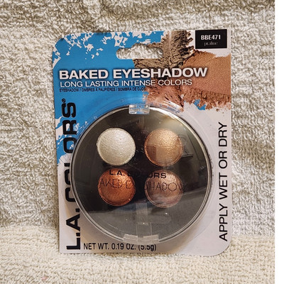 L.A. COLORS Baked Eyeshadow Quad Shimmer | eBay