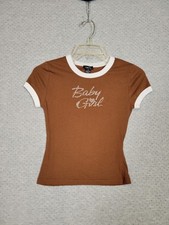 Rue 21 Timbre Bebé Camiseta Juniors XS Bebé Niña Estrás Camisa Corta Ajustada Top