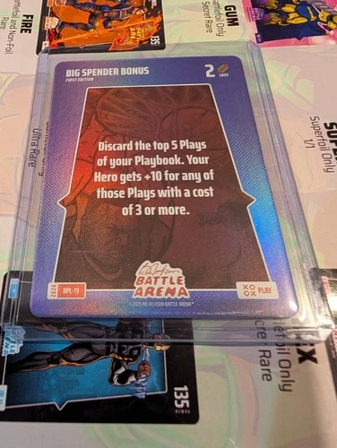 Big Spender Bonus 2026 Bo Jackson Battle Arena Bonus Play Card BPL-19