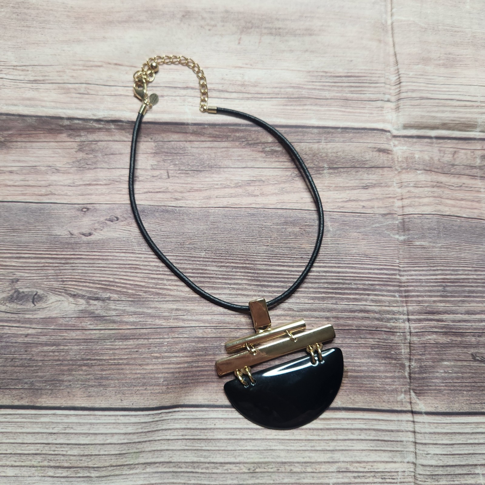 Chico's Classic Half Circle Chunky Statement Neck… - image 1