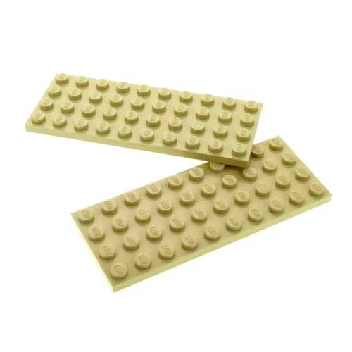 2x Lego Building Plate 4x10 Beige Basic Base Plate Star Wars 41135 4609328 3030
