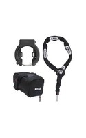 Abus Rahmenschloss 6950M Am Nr Bk Xplus Schwarz | LäNge: 800 Mm | Durchlauf: 77