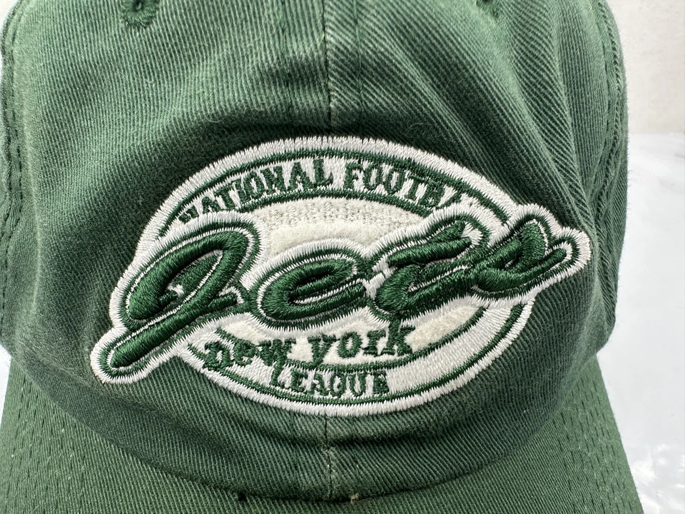 Reebok New York Jets Vintage Slouch Strapback Sombrero Verde Ajustable Béisbol Papá Foto 3 de 4
