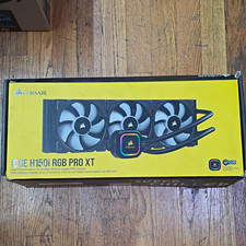 Corsair iCUE H150i RGB PRO XT 360mm AIO Liquid CPU Cooler, Black, RGB
