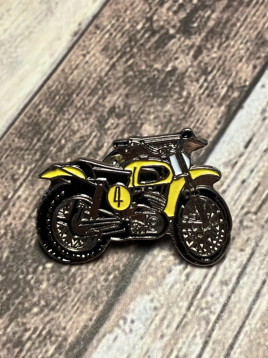 Pin’s Moto / Moto Cross Vintage – Signé Démons Et Merveilles (Occasion)