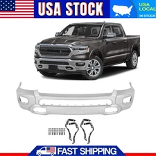 Bumper Face Bar Fits For Ram 1500 2019-2023 NEW Upgraded Chrome Steel