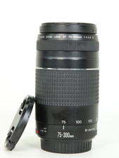 Canon EF 75-300mm f4-5.6 III Lens, Both Caps, Good Condition.