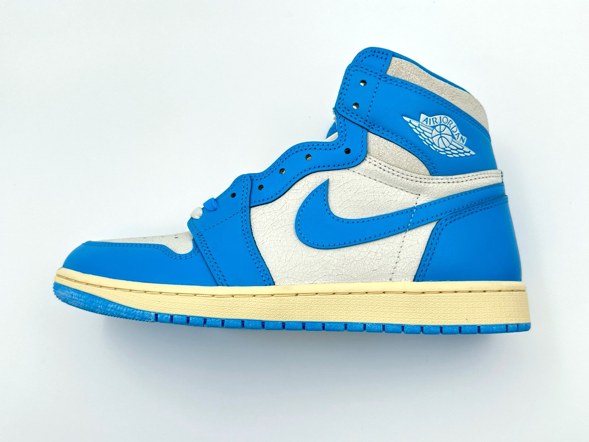 Nike Air Jordan 1 Retro High OG Men's Size 10 Blue UNC Reimagined