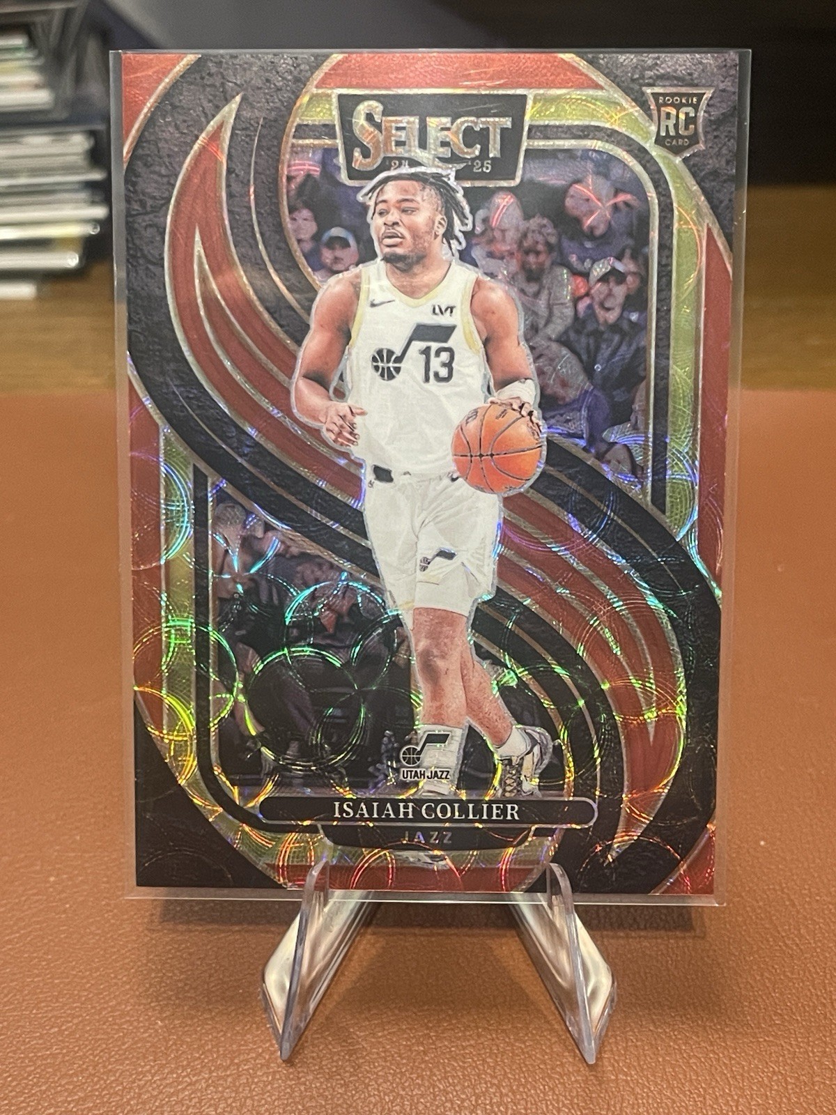 2024-25 Panini Select Red Scope Premier Level #178 Isaiah Collier 191/249