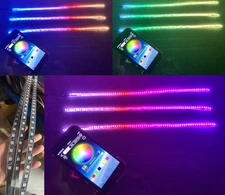 3PCS 6.5FT Dream Color CHASING Bluetooth APP +Remote For Polaris Slingshot Light