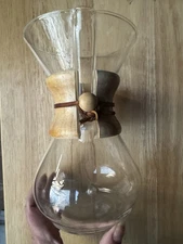 Chemex Pyrex Pour Over Coffee Carafe Maker Pitcher Vintage MCM Glass