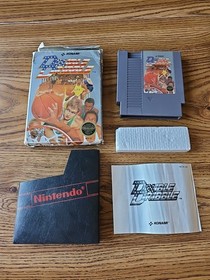 NES Double Dribble 1987 Konami & NES Tag Team Wrestling Lot Of 2
