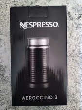 Nespresso Aeroccino 3 Hot & Cold Milk Frother- Black/Steel