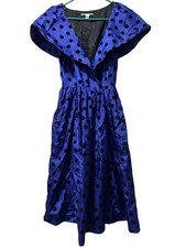Vintage Polka Dot Swing Dress Rockabilly NWT Size 7/8 50 s