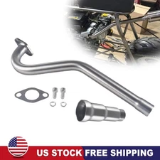 3 Stage Exhaust Header Pipe For Coleman CT100U Predator 79cc 98cc 3HP Mini Bike