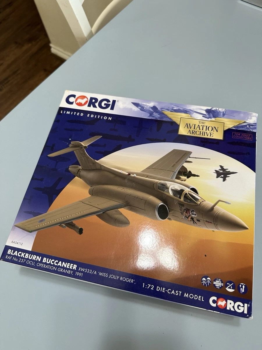 Corgi Buccaneer Blackburn Contemporary Diecast Aircraft