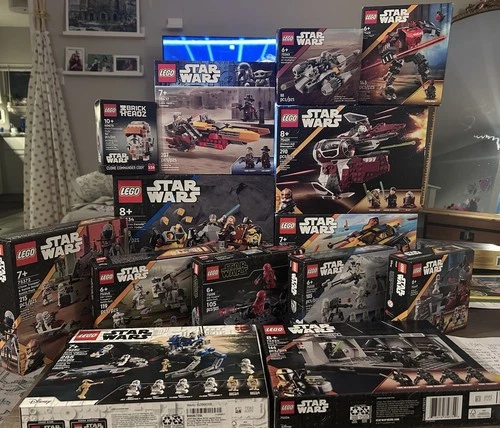 Lot Of Star Wars - 14 Sets- NEW Sealed - Battle Packs/Small Sets