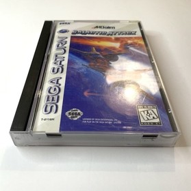 Galactic Attack (Sega Saturn 1995) -  Complete CIB Tested Registration Card
