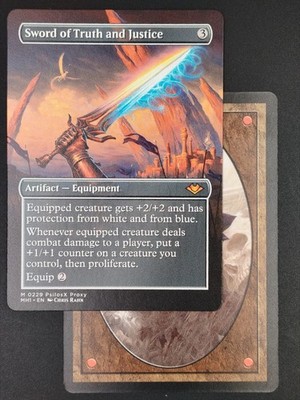 MTG - Sword of Truth and Justice - Magic Card - High Quality