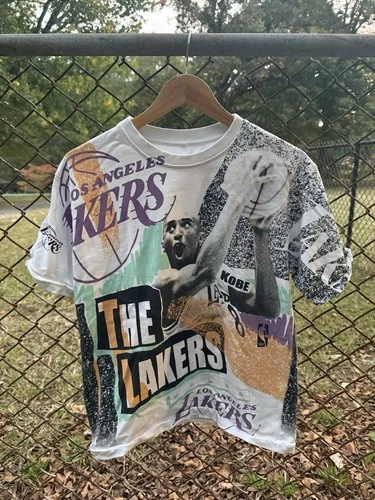 Vintage Kobe Bryant Los Angeles Laker All Over Print Aop Shirt - product listing photo