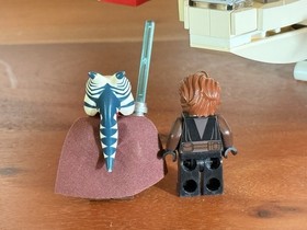 LEGO Star Wars T-6 Jedi Shuttle 98% Complete with Instructions, Shaak Ti Minifig
