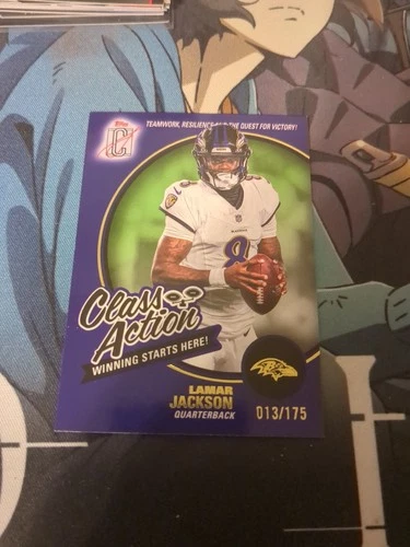 2025 Topps Signature Lamar Jackson Base (RAW)