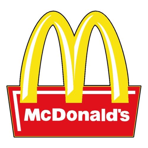 McDonalds Vinyl Aufkleber Aufkleber 18" (Vollfarbe) - Bild 1 von 1