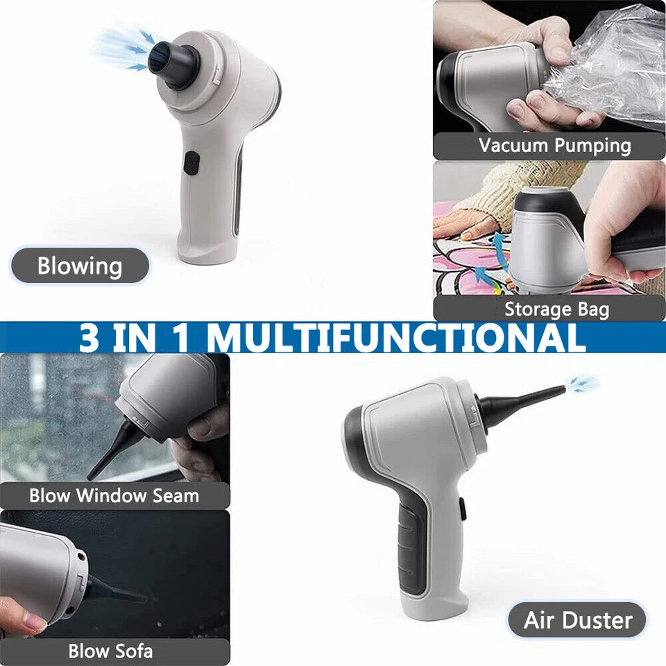 120W Cordless Handheld Vacuum Cleaner Small Mini Portable Car Auto Home Duster - Image 2 of 4