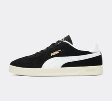 Puma Club Trainers - Black/White/old - Size 7    NEW IN BOX!!