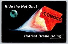Ogden Utah~Manhattan NY Continental Oil~New Conoco Logo~Triangle Capsule c1970