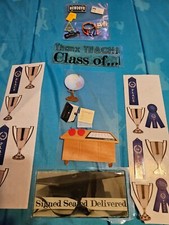 Scrapbook Used Dimensional Sticker Lot - School Theme