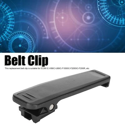 MARKENLOS Belt Clip ABS Belt Clip Ersatz Für ICOM ICV88 ICU88 ICF1000 ICF2000 ICF29SR NEU