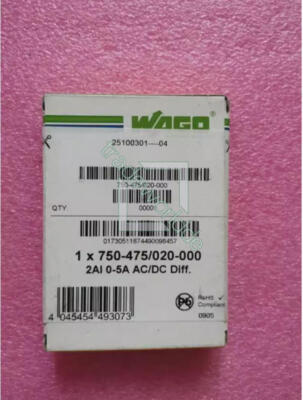 1PC New Wago 750-475/020-000 PLC Module 750-475/020-000
