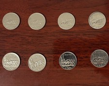 VITTORIO EMANUELE III - 50 Centesimi Leoni dal 1919 al 1925 da BB a QSPL