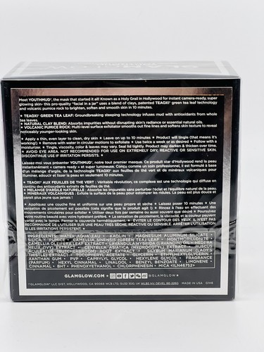 GlamGlow Youthmud Hollywood California Glow Stimulating Treatment 1.7oz Sealed - Picture 9 of 12