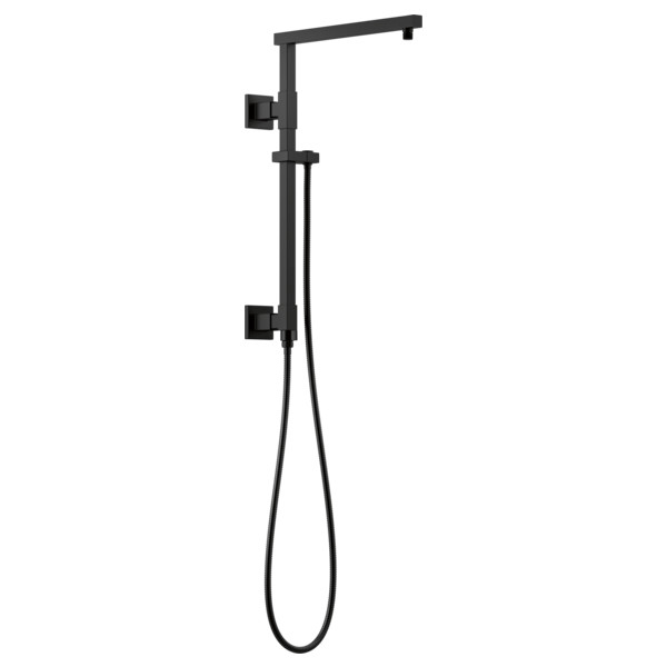 Delta Emerge 18 in. Angular Modern Column Shower Bar Black-Certified Refurbished
