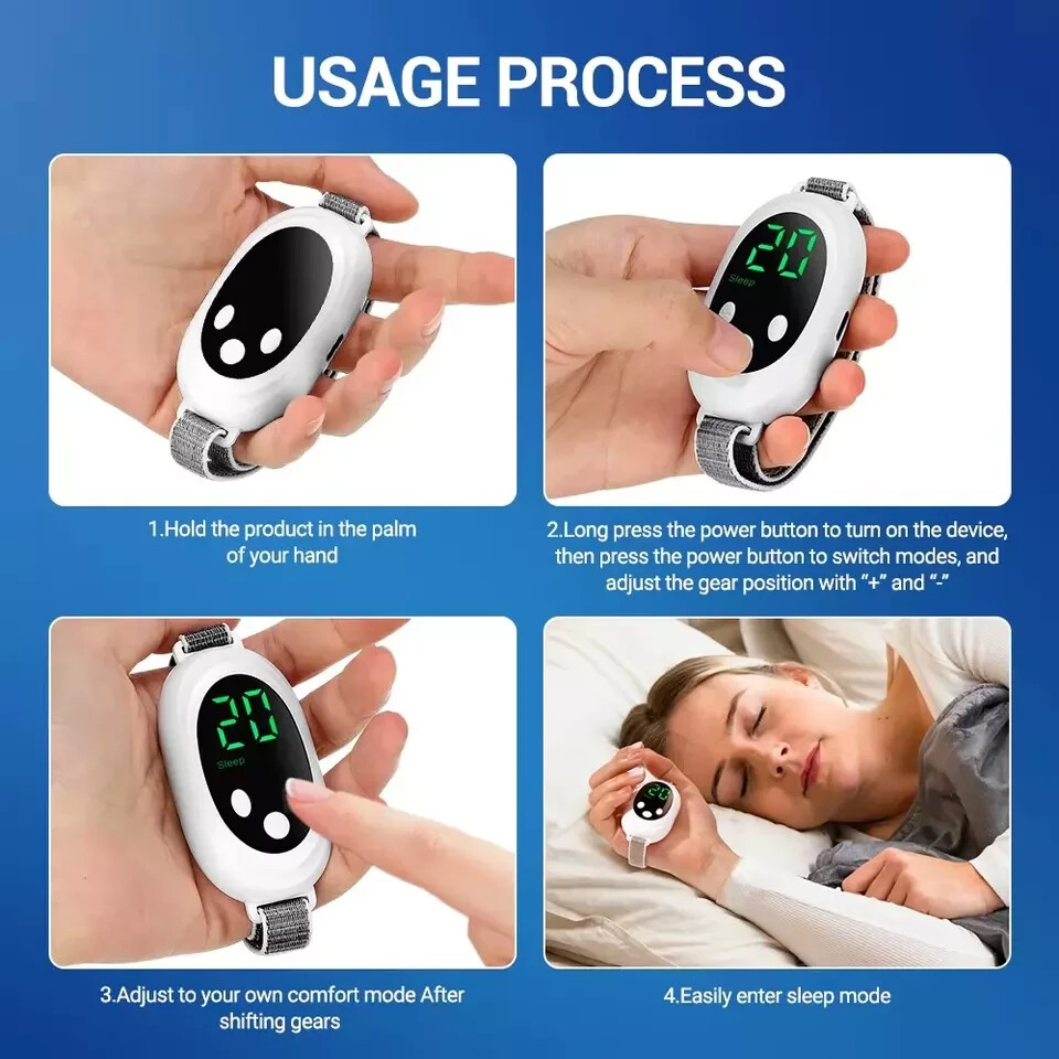 Device Hand Held Ergonomic Sleep Aid Machine Improve Sleep Relief