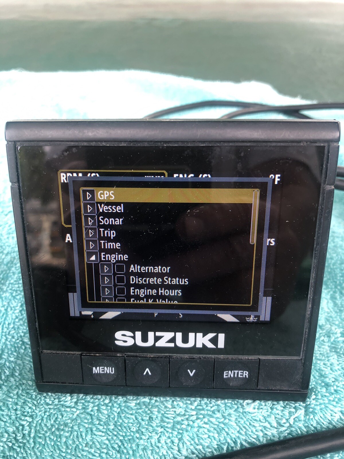 Suzuki Outboard Color Display Gauge Multi Function