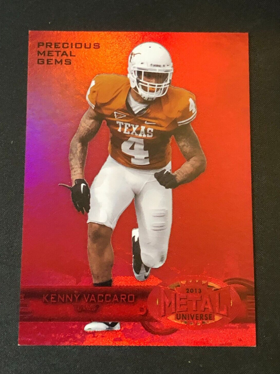 Kenny Vaccaro Fleer Retro 1997-98 Metal Universe #M135 Precious Metal Gems Red